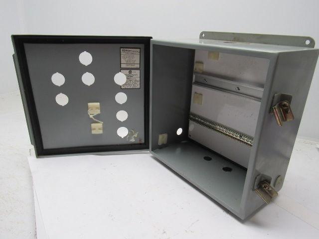 Cooper B-Line 12126-12CHC Continuous Hinge JIC Enclosure w/Back Plate 12x12x6
