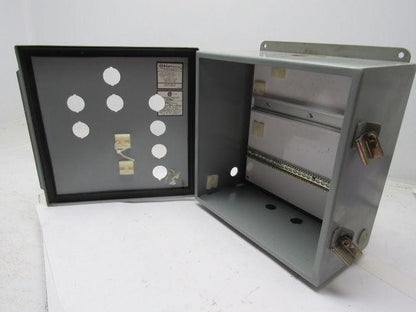 Cooper B-Line 12126-12CHC Continuous Hinge JIC Enclosure w/Back Plate 12x12x6
