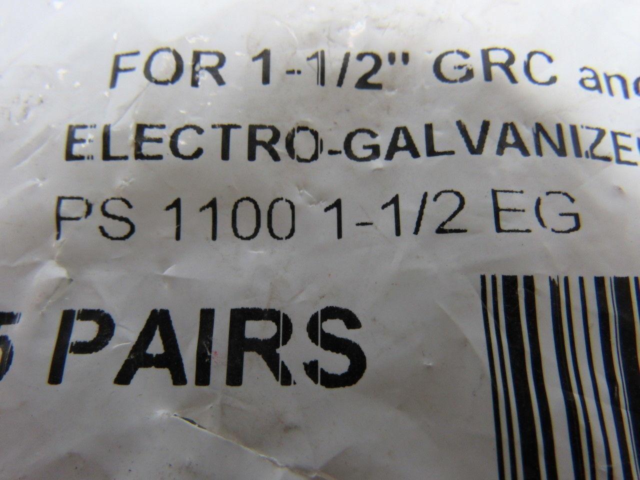 Power Strut PS 1100 1-1/2 EG Strut Mount Pipe/Conduit Clamp lot 25