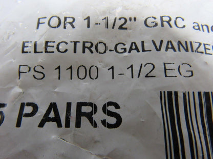 Power Strut PS 1100 1-1/2 EG Strut Mount Pipe/Conduit Clamp lot 25