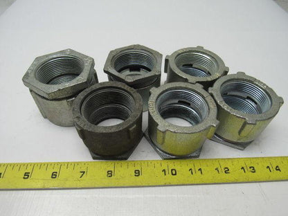 RACO T&B 1-1/2" 3 Pc. Type 4 Coupling & Offset Nipple Lot/6