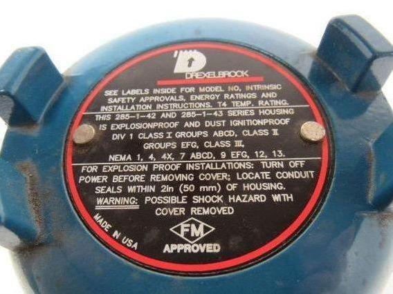 Drexelbrook 285-1-43 &43 Explosion Proof Enclosure 3/4" npt Ports