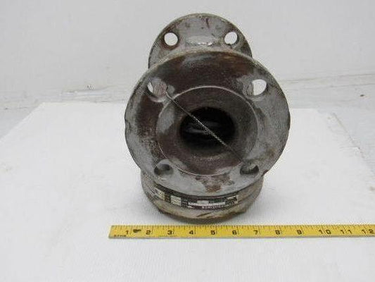Lunkenheimer FIG 1573  2" Cast Steel Swing Check Valve Class 150 Flanged