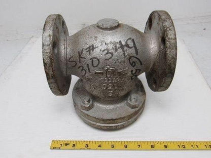 Lunkenheimer FIG 1573  2" Cast Steel Swing Check Valve Class 150 Flanged