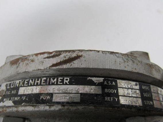 Lunkenheimer FIG 1573  2" Cast Steel Swing Check Valve Class 150 Flanged