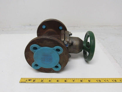 1-1/4" Flanged Shut Off Cast Steel Globe Valve