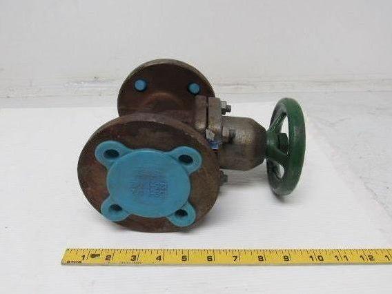 1-1/4" Flanged Shut Off Cast Steel Globe Valve