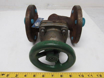 1-1/4" Flanged Shut Off Cast Steel Globe Valve