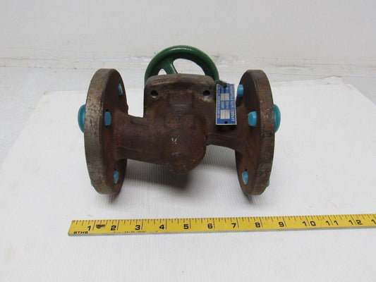 1-1/4" Flanged Shut Off Cast Steel Globe Valve