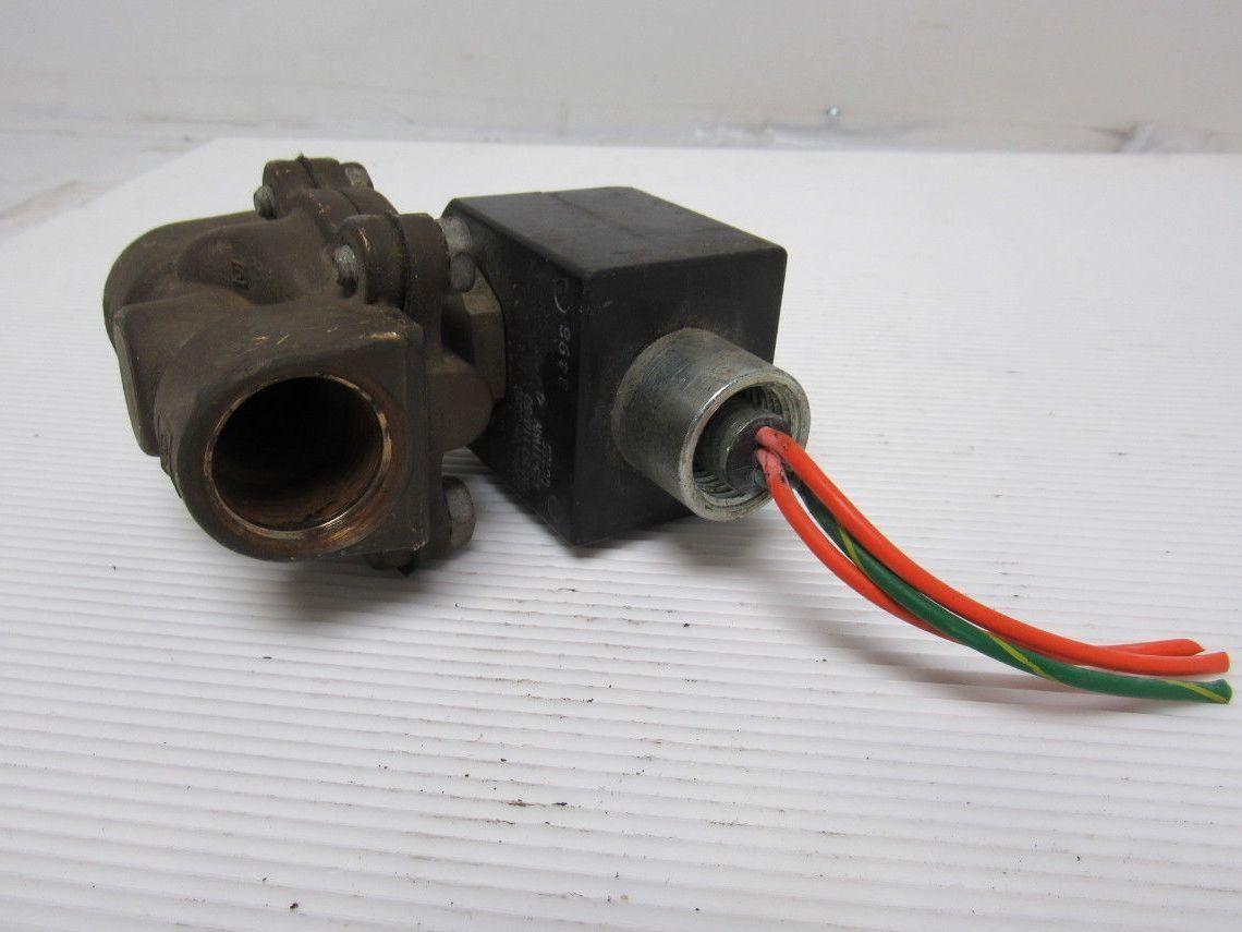 Parker CF4C05 Solenoid Valve Coil & Valve 3/4" Ports
