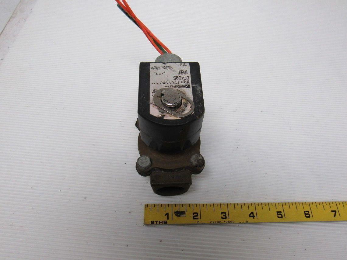 Parker CF4C05 Solenoid Valve Coil & Valve 3/4" Ports