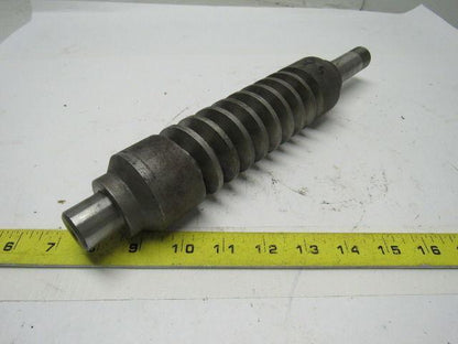 1X-1247 PG Stock Coal Feeder Worm Gear Shaft 1" Dia. 13-1/4" OAL  2.173" OD