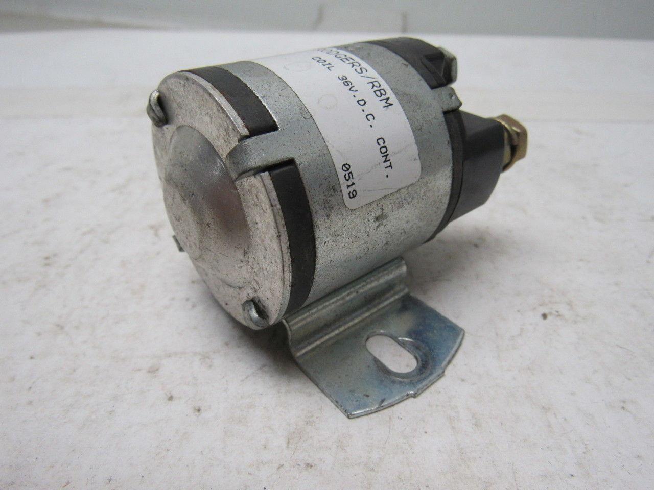 White Rodgers 124-22 36VDC Solenoid Relay Continuous Duty
