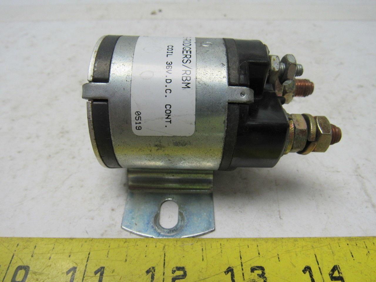 White Rodgers 124-22 36VDC Solenoid Relay Continuous Duty