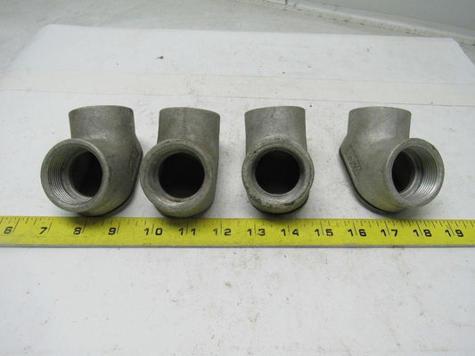 Raco 2655 1-1/4 90 Degree Handy Ells Threaded Conduit Coupling Lot of 4