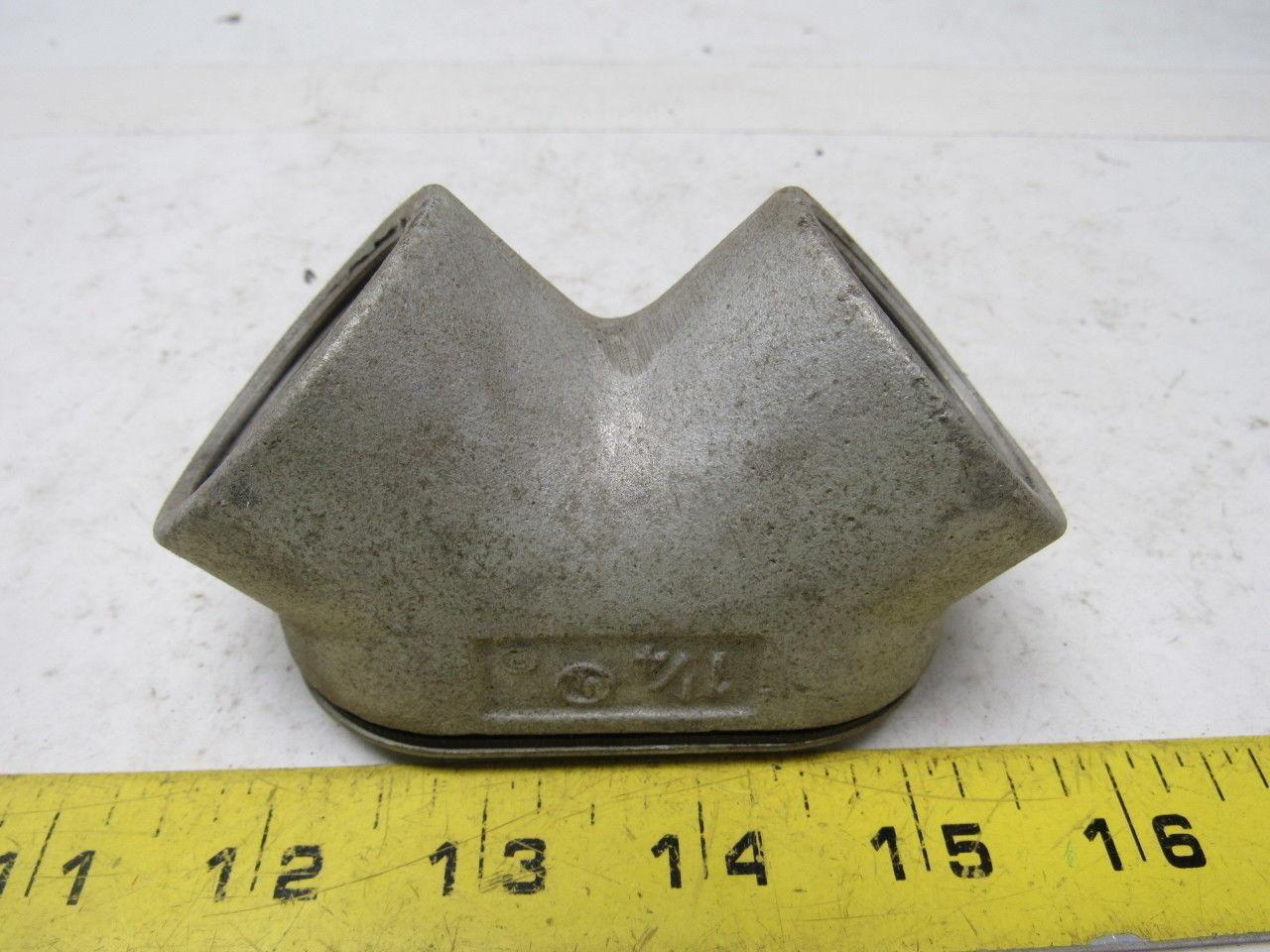 Raco 2655 1-1/4 90 Degree Handy Ells Threaded Conduit Coupling Lot of 4