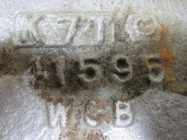 41595 K7T 10" Cast Iron Gate Valve Solid Wedge