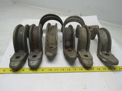 Appleton 4" Malleable Iron Conduit Strap Lot of 8
