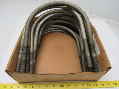 Steel U-Bolt for 8-1/2" Pipe 4" Thread Length-11 Lot 0f 13