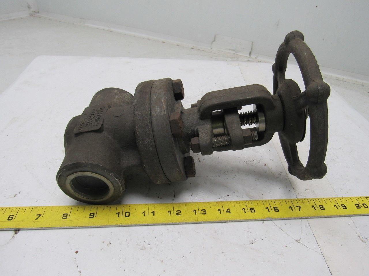 Bonney Forge 037740-0029 H 11 1-1/4"-800 Gate Valve 1975 PSIG @ 100*F