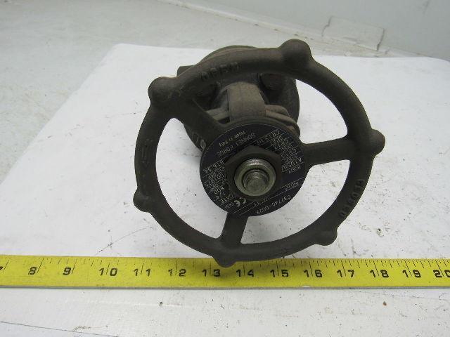 Bonney Forge 037740-0029 H 11 1-1/4"-800 Gate Valve 1975 PSIG @ 100*F