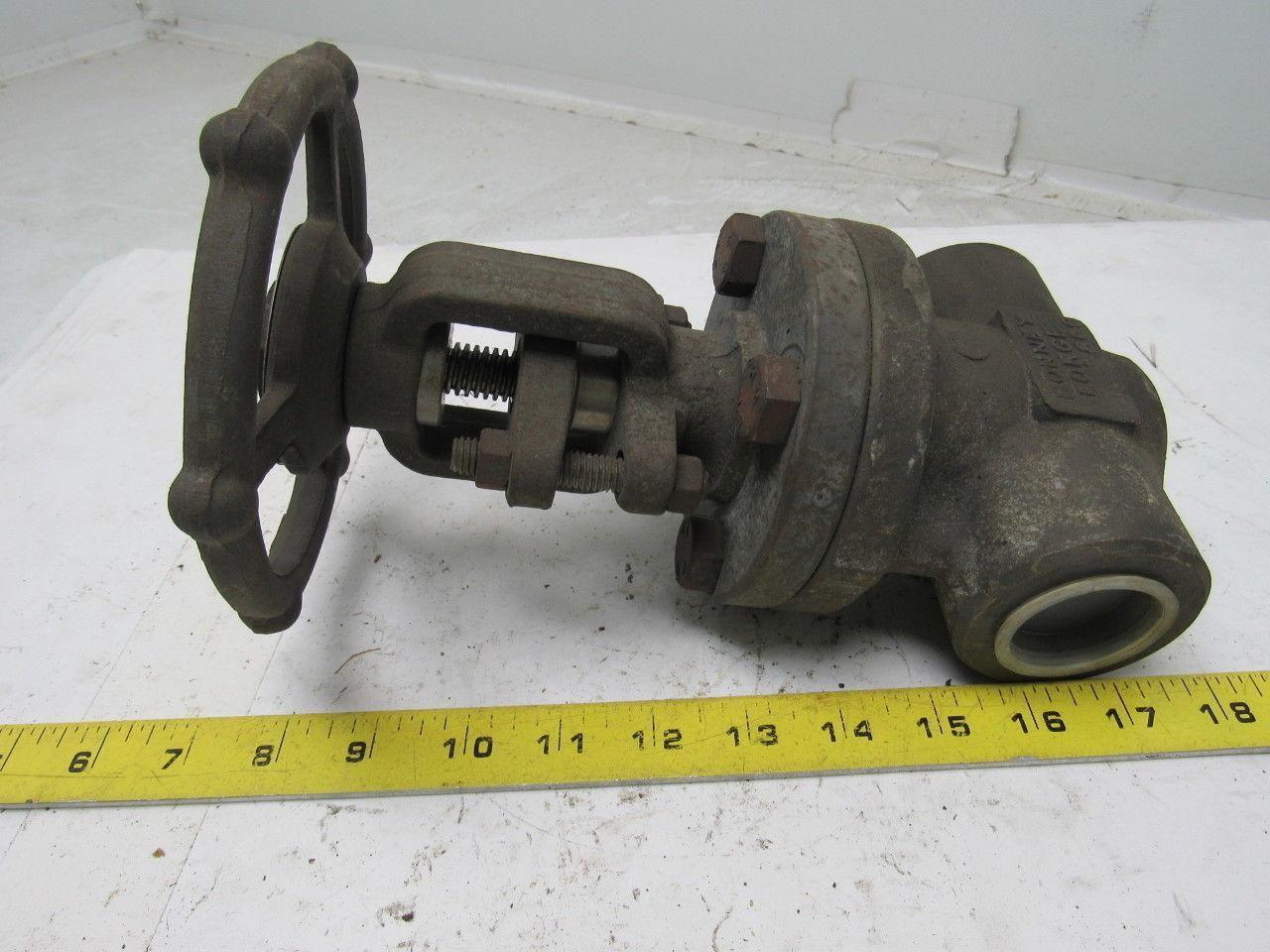 Bonney Forge 037740-0029 H 11 1-1/4"-800 Gate Valve 1975 PSIG @ 100*F