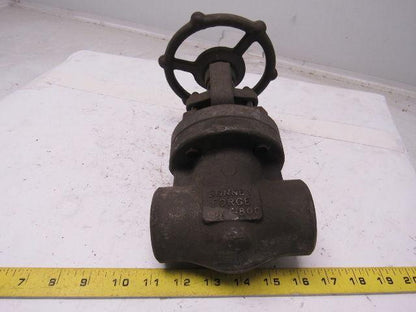 Bonney Forge 037740-0029 H 11 1-1/4"-800 Gate Valve 1975 PSIG @ 100*F