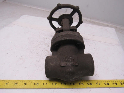Bonney Forge 037740-0029 H 11 1-1/4"-800 Gate Valve 1975 PSIG @ 100*F