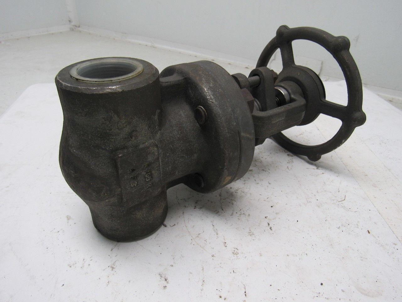 Bonney Forge 037740-0029 H 11 1-1/4"-800 Gate Valve 1975 PSIG @ 100*F