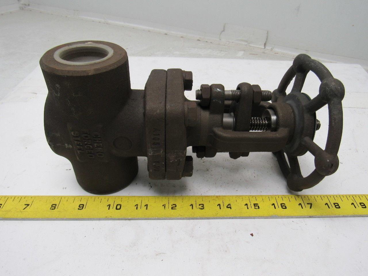 Sharpe 34834 1-1/4"-800Lb Gate Valve 1975 PSI @ 100*F