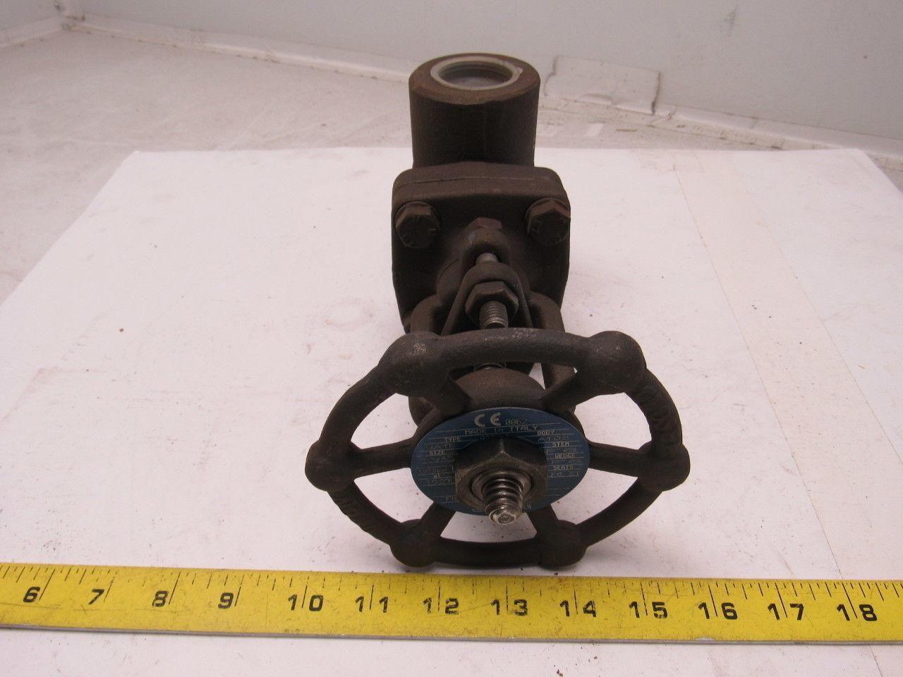 Sharpe 34834 1-1/4"-800Lb Gate Valve 1975 PSI @ 100*F