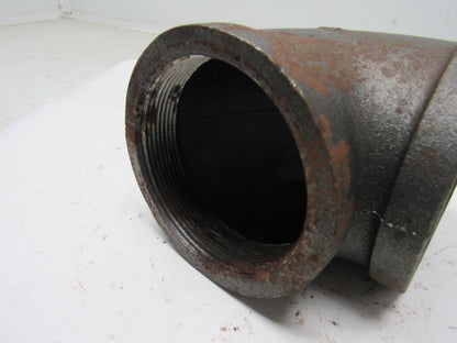 Grainger International 2WJ99A 4" Black Pipe Steel 90° Elbow