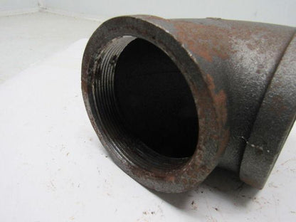 Grainger International 2WJ99A 4" Black Pipe Steel 90° Elbow
