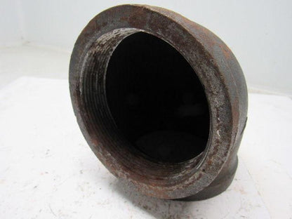Grainger International 2WJ99A 4" Black Pipe Steel 90° Elbow