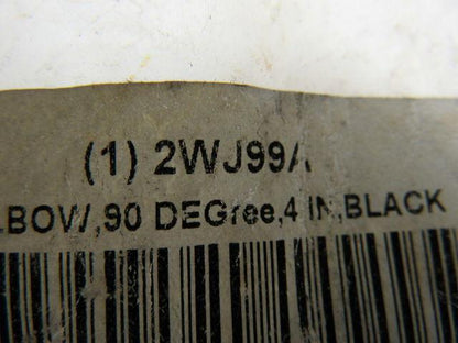 Grainger International 2WJ99A 4" Black Pipe Steel 90° Elbow