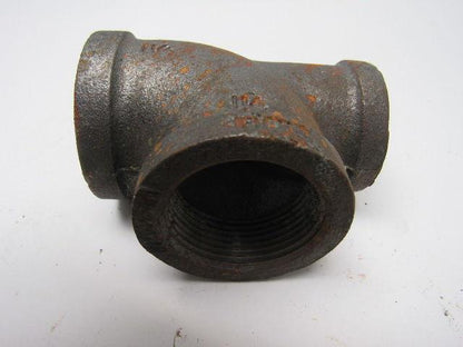 Anvil International 1-1/4" X 1-1/4"X 1" Reducing Tee Black Pipe Lot OF 4