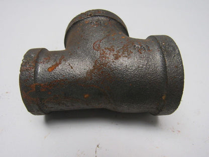 Anvil International 1-1/4" X 1-1/4"X 1" Reducing Tee Black Pipe Lot OF 4