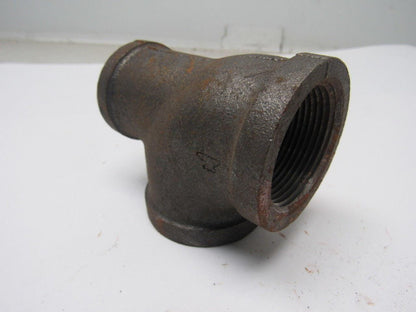 Anvil International 1-1/4" X 1-1/4"X 1" Reducing Tee Black Pipe Lot OF 4