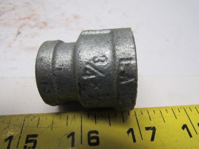 Siam Fitting (SA) 3/4"-1/4" Galvanized Pipe Bell Reducer Lot Of 10