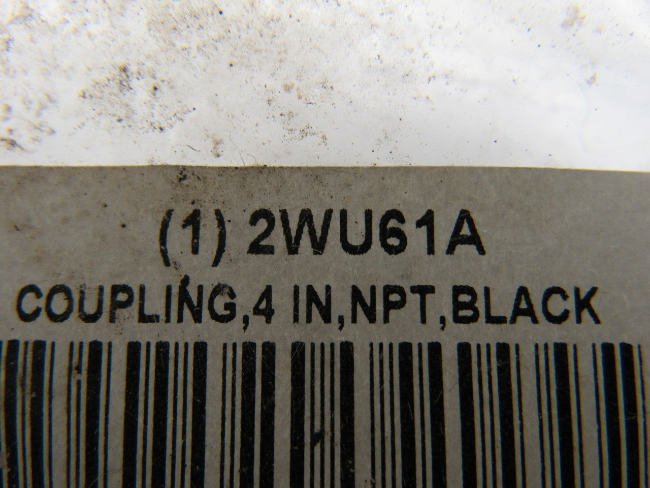 Grainger International 2WU61A 4" NPT Black Pipe Iron Coupling