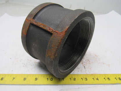 Grainger International 2WU61A 4" NPT Black Pipe Iron Coupling