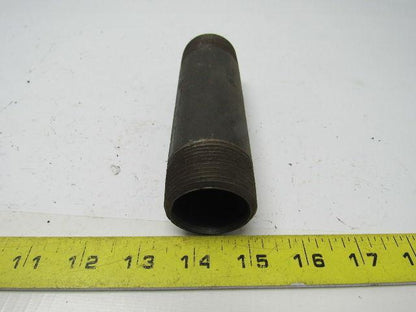 1-1/4" X  5-1/2" Black Pipe Nipple Lot of 12