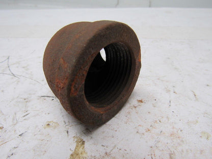 JP Ward 1" To 1/2" Reducing 90 Degree Black Pipe Elbow Lot Of 19