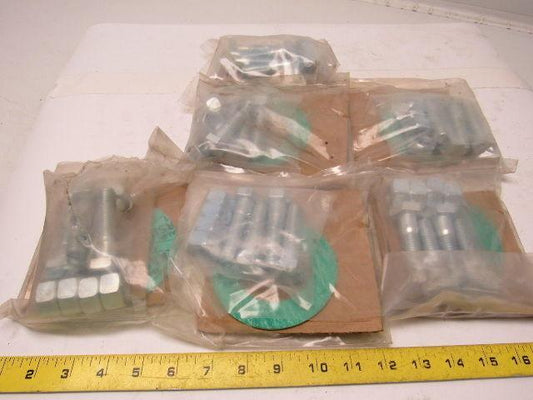NAPAC/ United Brand FBZ03 Flange  Pack 2" Bolt And Nut Pack Gasket Lot Of 6
