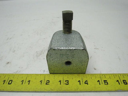 2 Hole 3/8"-16 Beam Clamp 7/8" Opening 1/2"-13 Clamp Bolt Lot Of 4