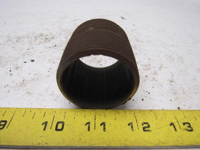 1-1/2" NPT x 1-3/4" Long Schedule 40 Black Steel Nipple Lot of 28