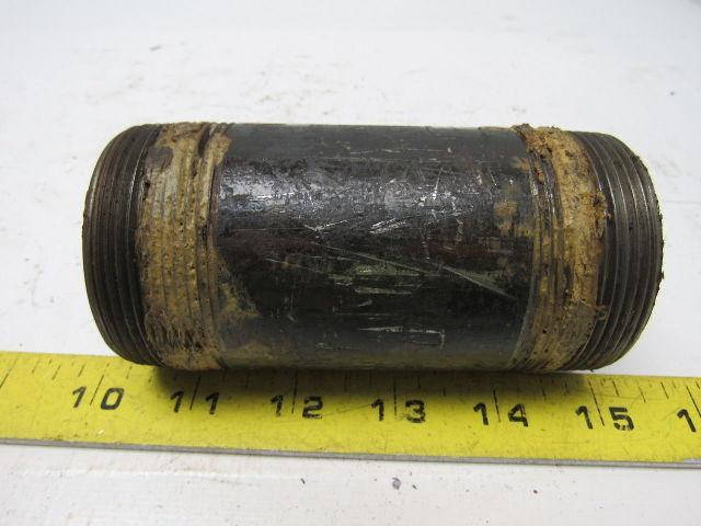 2" NPT x 4-1/2" Schedule 40 Black Steel Nipple Lot of 24
