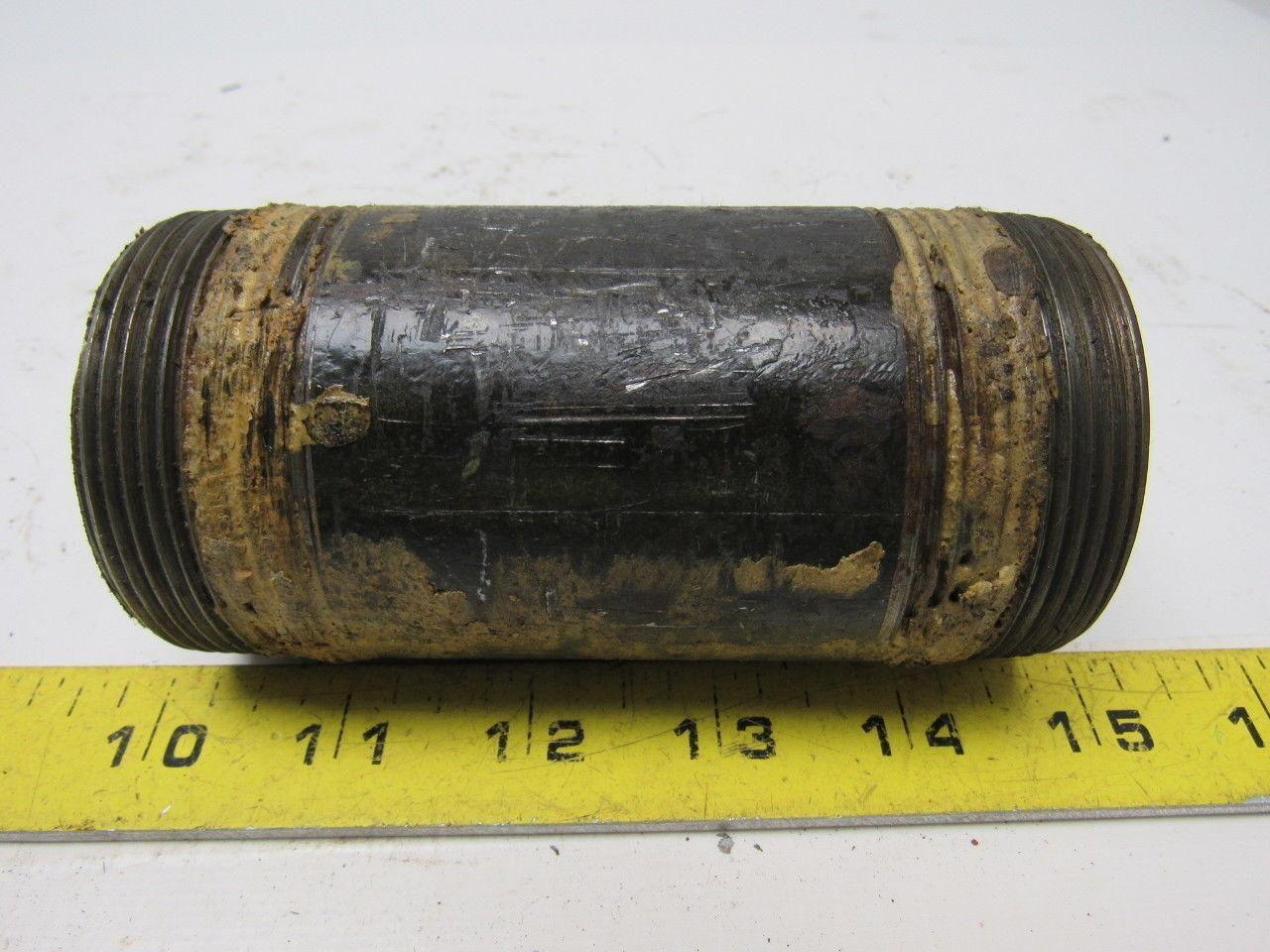 2" NPT x 4-1/2" Schedule 40 Black Steel Nipple Lot of 24