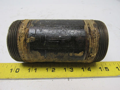 2" NPT x 4-1/2" Schedule 40 Black Steel Nipple Lot of 24