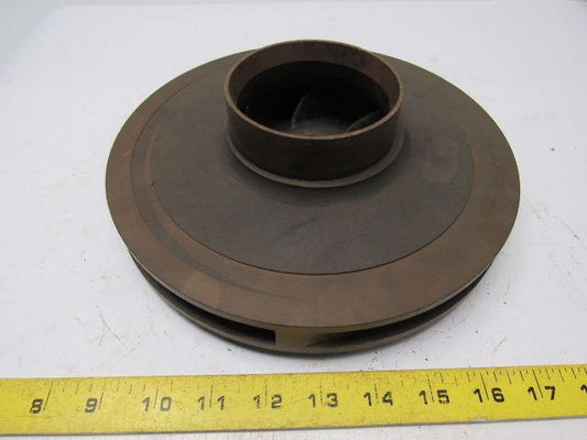 Gorman Rupp 6829-B Replacement Impeller 9-1/2" OD 3/4"-14 Threaded Bore